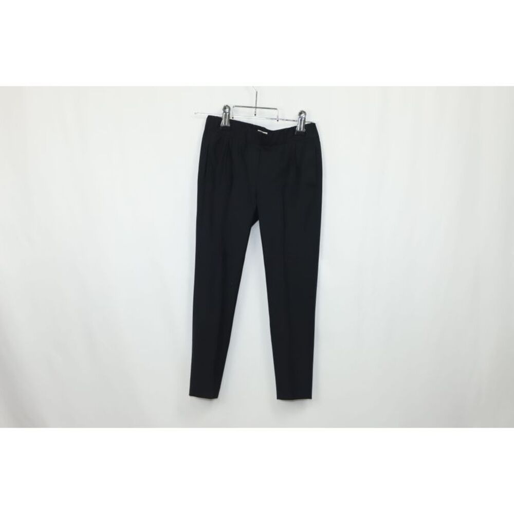 Brunello Cucinelli Trousers in Navy Blue Wool